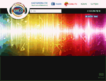 Tablet Screenshot of kastamonu105fm.com